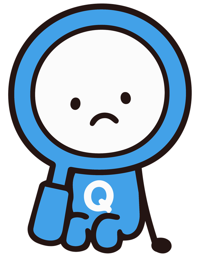 静かに気持ちを受け止める青のQちゃん