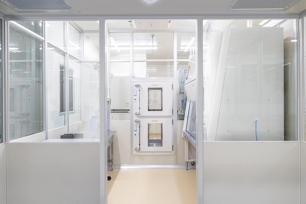 セラボ殿町のCPF(細胞培養加工施設)